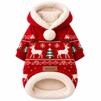 Festive Christmas Dog Hoodie