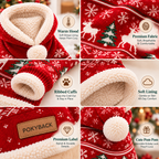 Festive Christmas Dog Hoodie